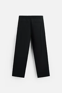 RELAXED FIT COTTON LINEN PANTS