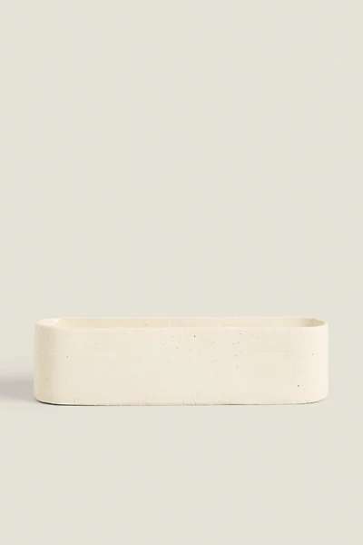 ELONGATED CERAMIC DECORATIVE CANDLE