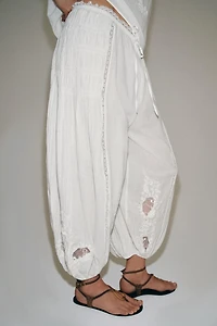 PANTALON BOUFFANT DENTELLE ZW COLLECTION