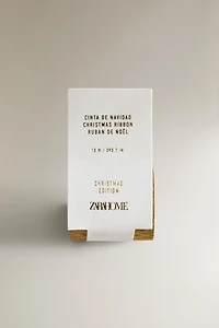 GOLD CREPE CHRISTMAS RIBBON