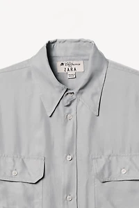 CUPRO-VISCOSE FLOWY SHIRT WILLY CHAVARRIA X ZARA
