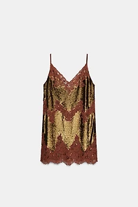 ZW COLLECTION LIMITED EDITION LACE SEQUIN DRESS