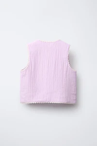 WAVY TEXTURED VEST