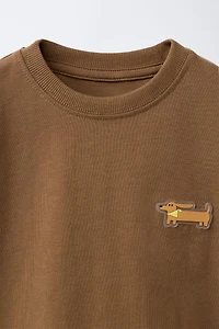 RUBBERIZED PUPPY T-SHIRT