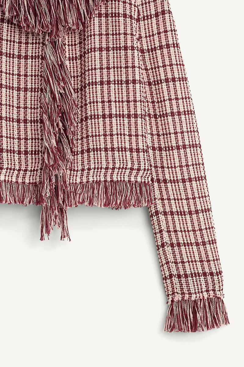 VESTE STRUCTURÉE À FRANGES ÉDITION LIMITÉE