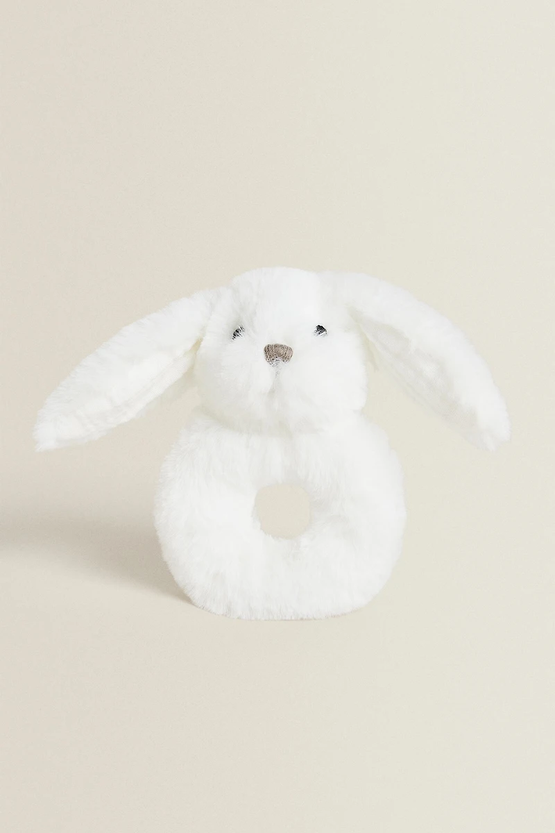 PELUCHE BÉBÉ HOCHET LAPIN
