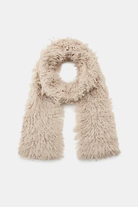 TEXTURED KNIT SCARF