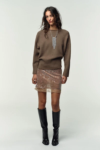 PULL EN MAILLE AU TOUCHER DOUX