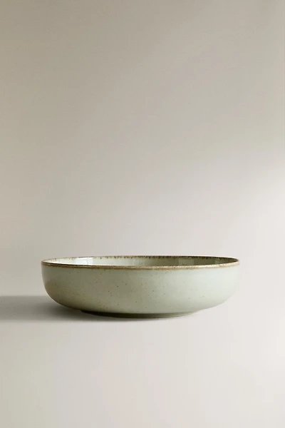 ASSIETTE CREUSE PORCELAINE BORD ANTIQUE