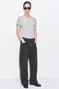 ZW COLLECTION MID-RISE BAGGY JEANS