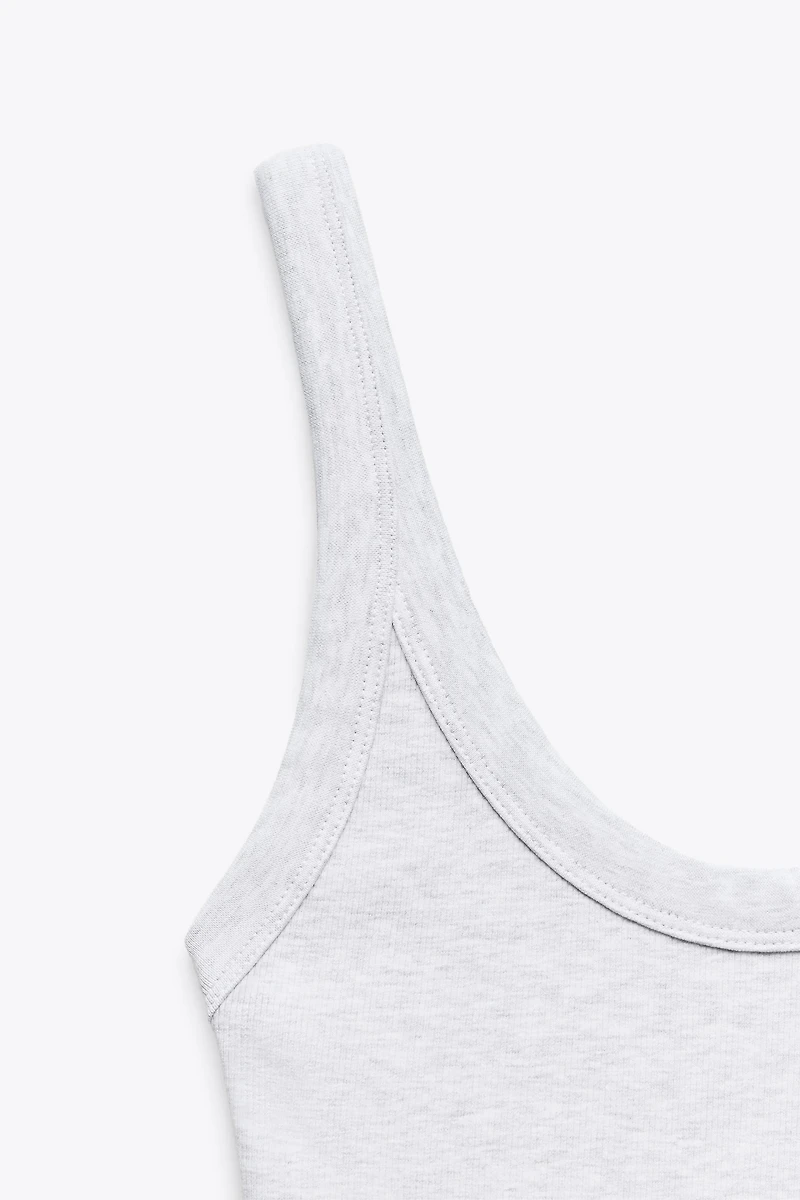 RIBBED BODYSUIT