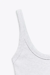 RIBBED BODYSUIT