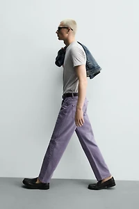 WASHED COLOR STRAIGHT FIT JEANS
