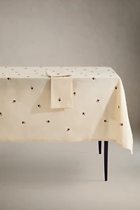 EMBROIDERED COTTON TABLECLOTH