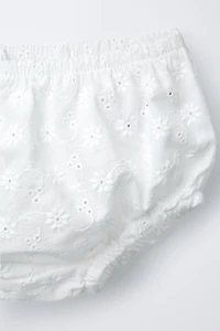 SWISS EMBROIDERED DRESS AND PANTIES