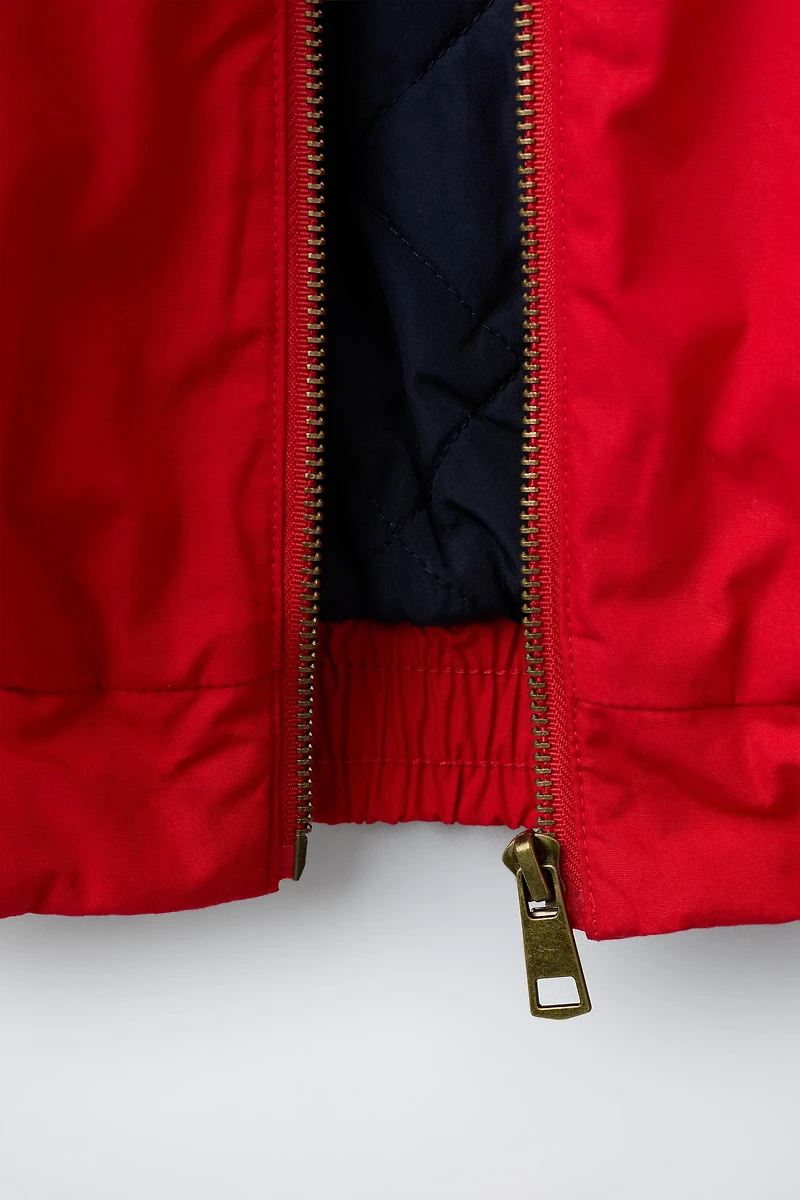 QUILTED BOMBER JACKET