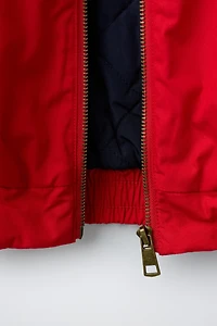 QUILTED BOMBER JACKET