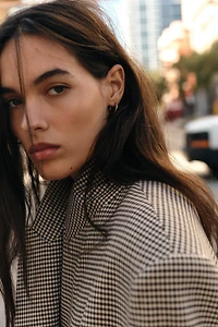 VESTE OVERSIZE À BOUTONNAGE CROISÉ