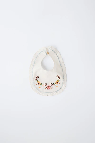 EMBROIDERED BIB