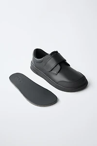 Leather Barefoot School Sneakers