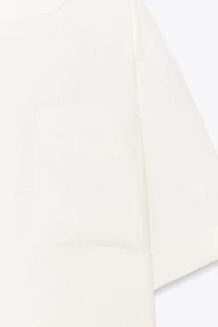 ZW COLLECTION LINEN SHORT SLEEVE TOP