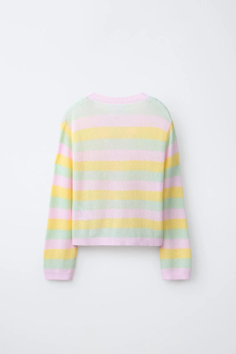 STRIPED CARDIGAN