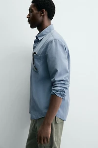 CHEMISE FLUIDE DÉLAVÉE