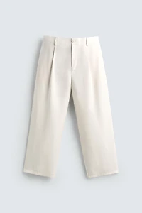 PANTALON FLUIDE À PLIS LATÉRAUX
