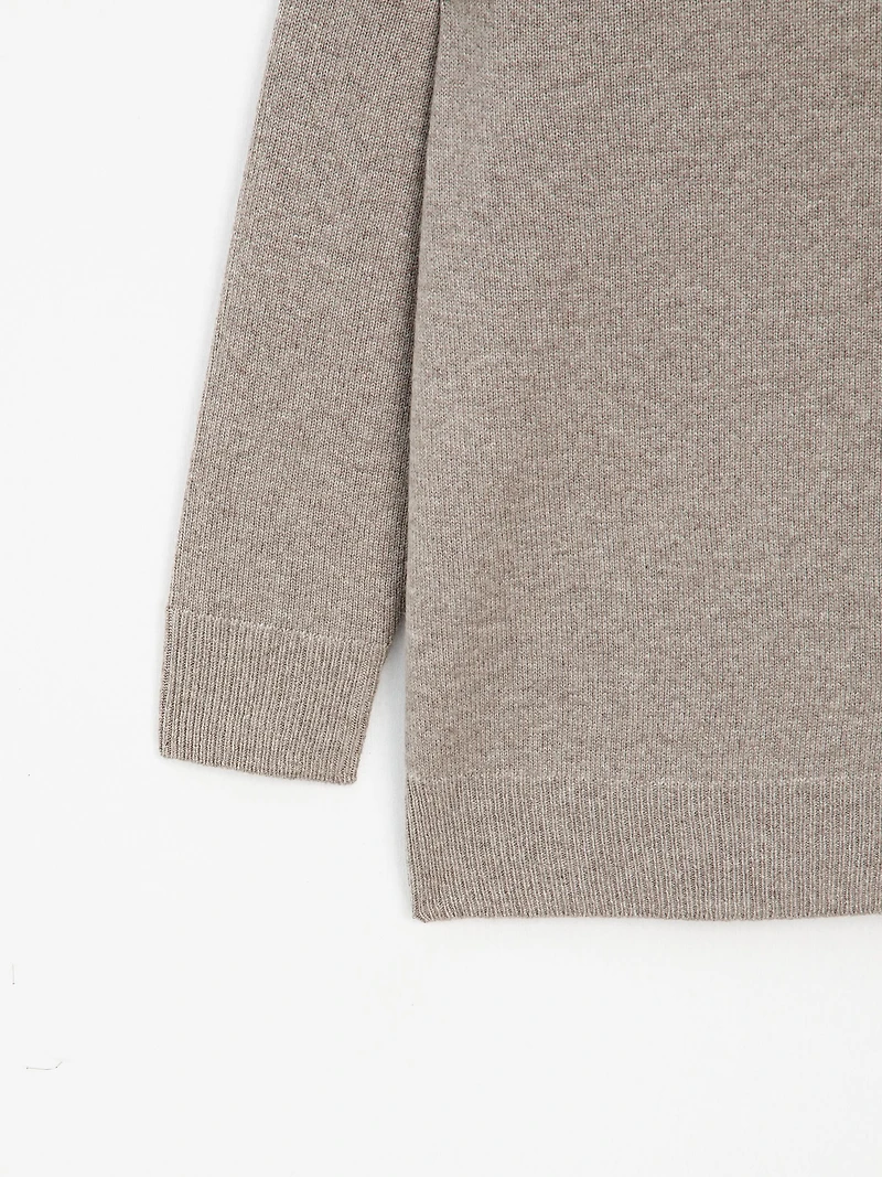 Pull cachemire oversize en maille