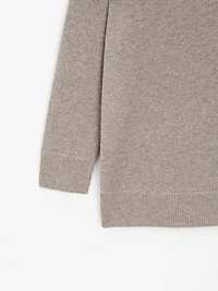 Pull cachemire oversize en maille