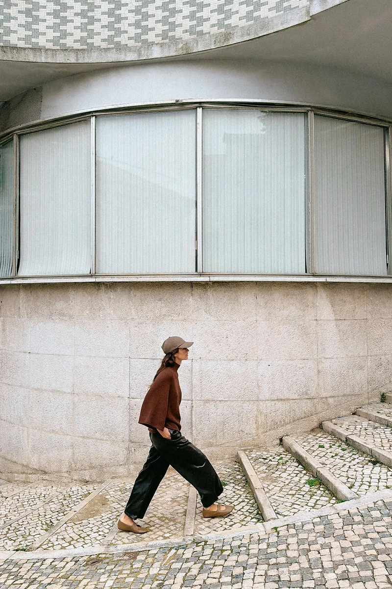 WIDE SLEEVE KNIT JUMPER