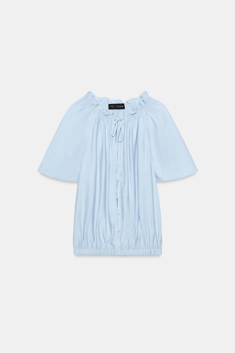 RUFFLED ROMANTIC BLOUSE