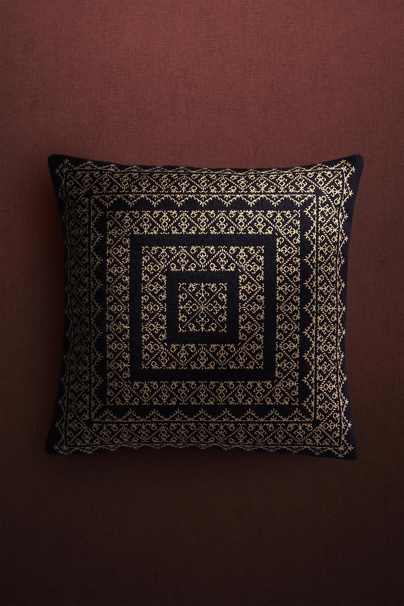 CHRISTMAS WOOL THROW PILLOW COVER