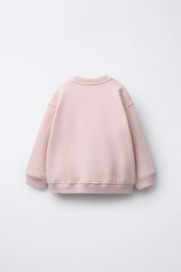 WAFFLE DETAIL SWEATSHIRT