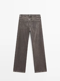 Jean straight taille basse
