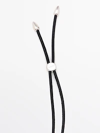 Leather pendulum pendant