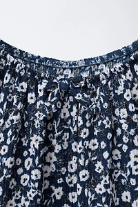 FLORAL PANEL DRESS