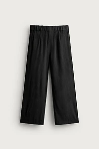 TEXTURED RELAXED FIT PANTS