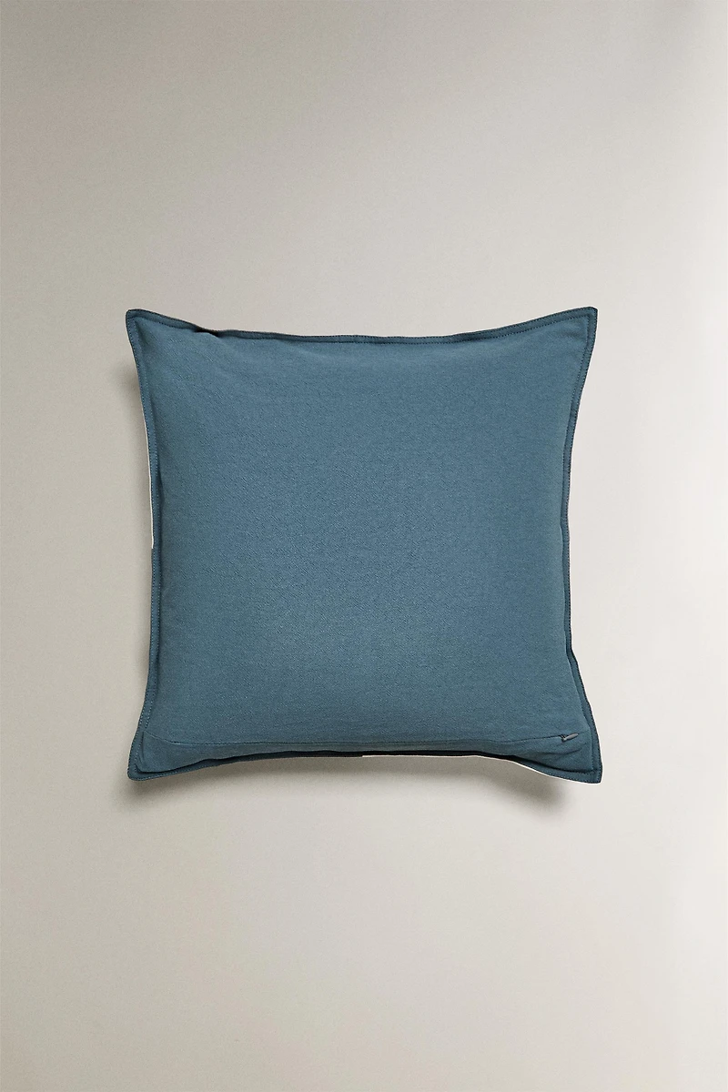 KIDS' THROW PILLOW COVER WITH EMBROIDERED BALLOONS