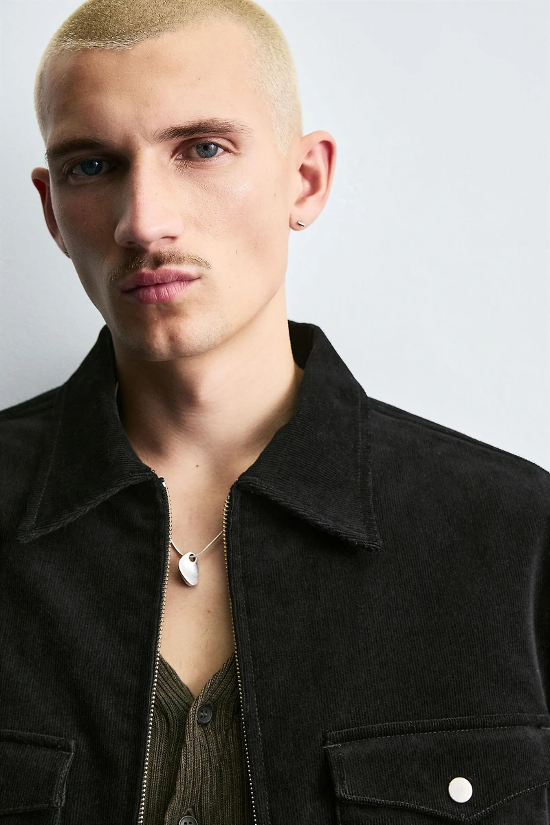 BOXY FIT CORDUROY OVERSHIRT