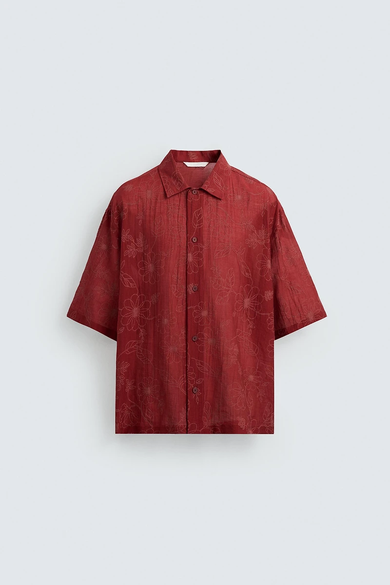 TEXTURED FLORAL SHIRT © OTIS KWAME KYE QUAICOE