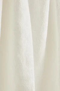 HIGH OPACITY WHITE LINEN CURTAIN