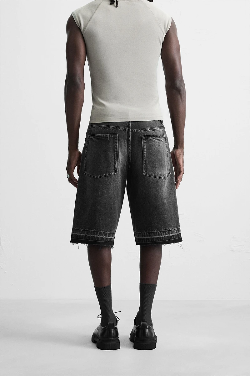 BAGGY FIT DENIM SHORTS