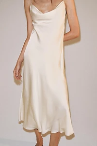 SATIN LINGERIE STYLE DRESS ZW COLLECTION