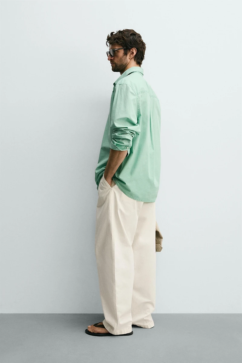 WASHED REGULAR FIT SHIRT