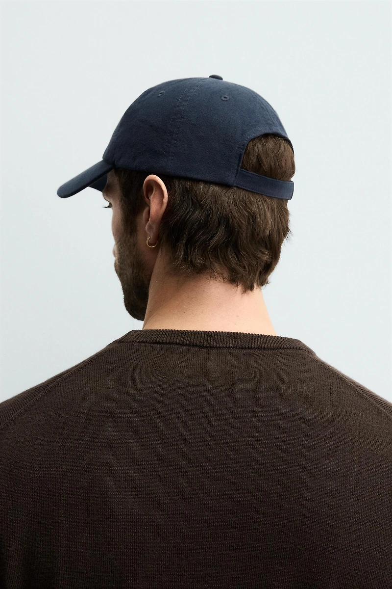 CASQUETTE EN COTON DÉLAV