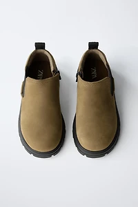 BOTTINES EN CUIR