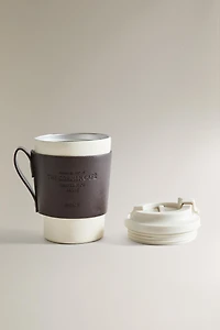 MUG WITH LID AND BAND