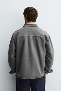 BOXY FIT DENIM SHIRT
