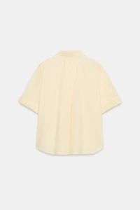 OVERSIZED STRIPED POPLIN SHIRT
